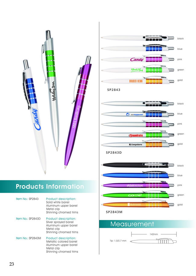 Maxmore Trading Co., Ltd. Plastic Pen series